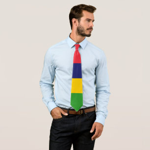 Gravata Bandeira Maurícia