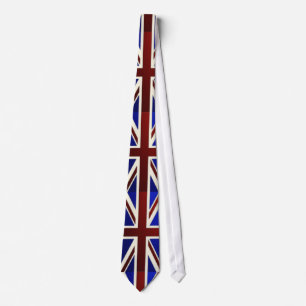 Gravata Bandeira metálica de Union Jack