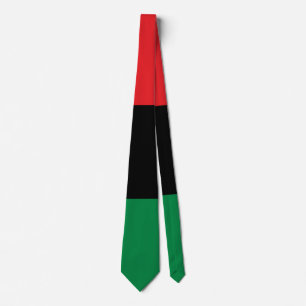 Gravata Bandeira Pan-Africana UNIA