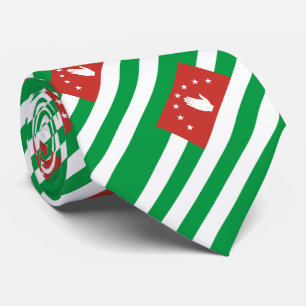 Gravata Bandeira Patriótica da Abcásia