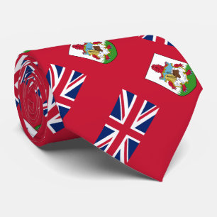 Gravata Bandeira Patriótica das Bermudas