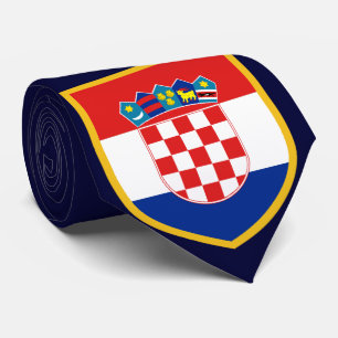 Gravata Bandeira personalizada de Croatia