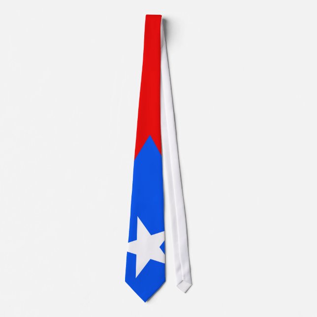 Gravata Bandeira Porto Rico (Frente)