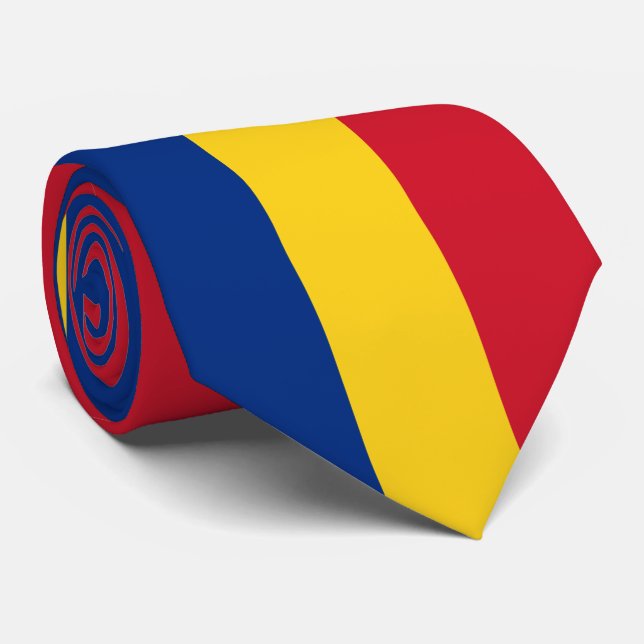 Gravata Bandeira romena Patriótica Romena (Rolled)