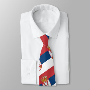 Gravata Bandeira Sérvia e viagem da Sérvia, férias/espo