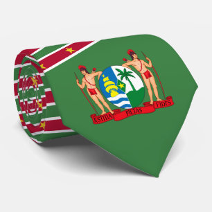 Gravata Bandeira Surinamesa e Casaco de Armas, Bandeira do