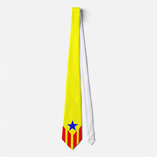 Gravata Bandera Estelada Catalana (Frente)