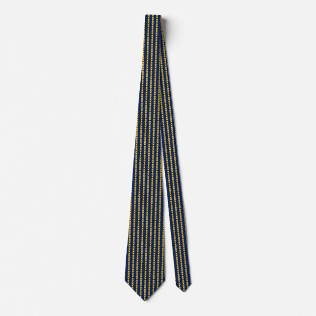 Gravata Barbados Flag Hearts Tie (Frente)