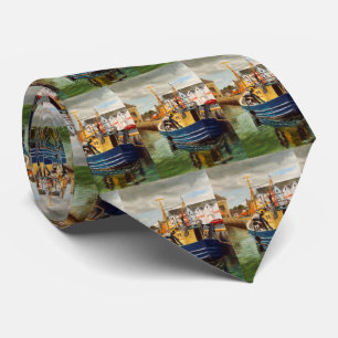 Gravata Barcos de pesca no porto