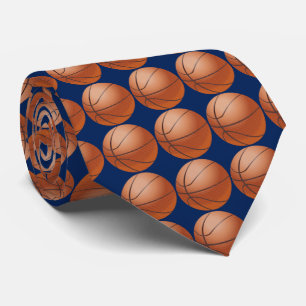 Gravata Basquete, fundo azul