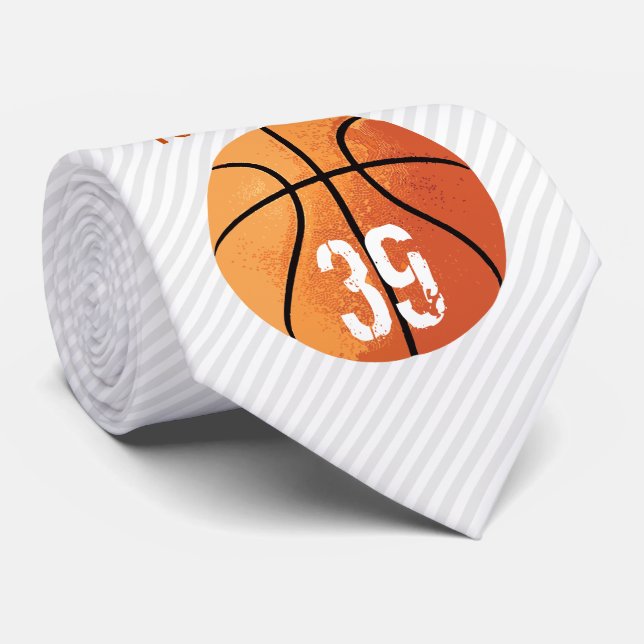 Gravata Basquete (Personalizável) (Rolled)