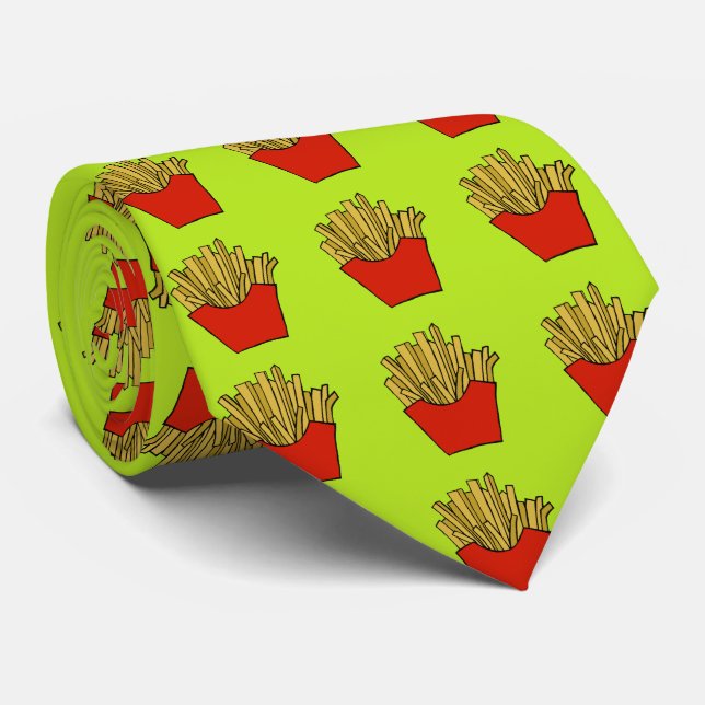 Gravata Batatas fritas design (Rolled)