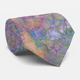 Gravata Batik Enchanted da floresta