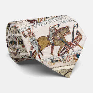 Gravata BAYEUX TAPESTRY Morte do Rei Harold na Batalha
