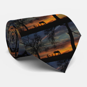 Gravata Beautiful Horse and Southwestern Sunset Tie