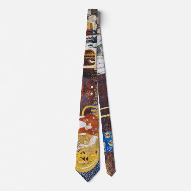 Gravata Beethoven Frieze (detalhe), Gustav Klimt (Frente)