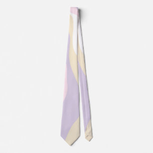 Gravata Bei e Fluxo 4 - Rosa Pastel, Amarelo e Roxo