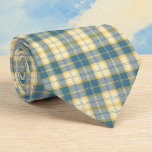Gravata Beige & Teal Plaid Pattern Necktie Tie<br><div class="desc">A stylish and modern necktie featuring a classic plaid pattern in warm beige and cool teal. Perfect for adding a touch of sophistication to any outfit, whether it's for a business meeting, a special event, or simply to express your personal style. This tie is designed to be both versatile and...</div>