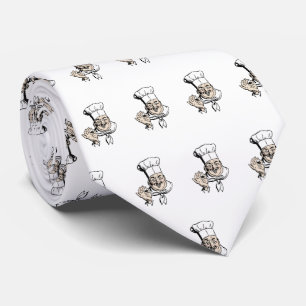 Gravata Beijo de Chef do Dia do Culinário