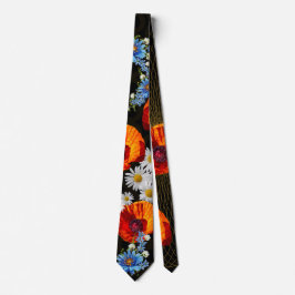 Gravata Bela Poppy Floral