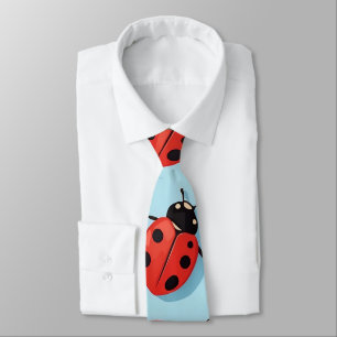 Gravata Belo Padrão Azul e Vermelho de Damas
