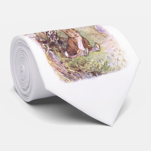 Gravata Benjamin Bunny (por Beatrix Potter) (Rolled)