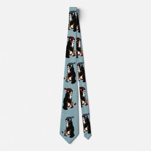Gravata Bernese Mountain Dog Tie (Frente)