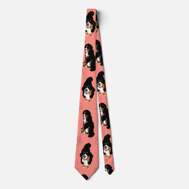 Gravata Bernese Mountain Dog Tie (Frente)