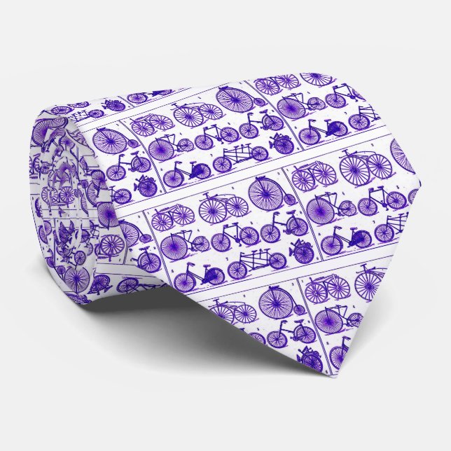 Gravata Bicicletas de Vintage (Rolled)