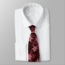 Gravata Billy Bong Havaiano - Johnny Aloha Buzz Satin Tie