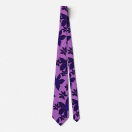 Gravata Billy Bong Hawaiian - Ilha Poppy Satin Neck Tie