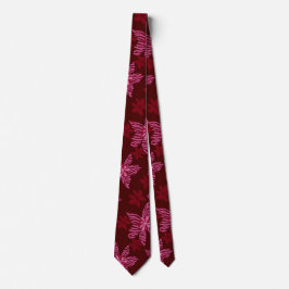 Gravata Billy Bong Hawaiian - Island Lily Satin Neck Tie