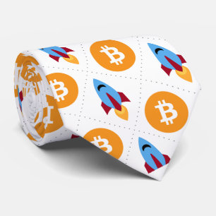 Gravata Bitmoney às meias de rockets de lua