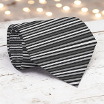 Gravata Black and Grey Color Stripes Necktie<br><div class="desc">This eye-catching necktie features a vibrant color with bold stripes,  perfect for adding a pop of energy to any outfit. Whether it's for a special occasion or everyday wear,  this stylish accessory is sure to make a statement.</div>