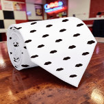 Gravata Black and White Pattern Custom Necktie<br><div class="desc">A timeless and versatile accessory, this custom necktie features a classic black and white pattern. Perfect for adding a touch of sophistication to any outfit, whether it's for a formal event, a business meeting, or simply to elevate your everyday look. The crisp stripes create a stylish and refined appearance, making...</div>