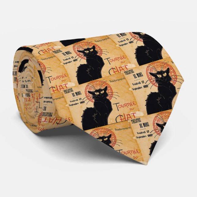 Gravata Black Cats (Rolled)
