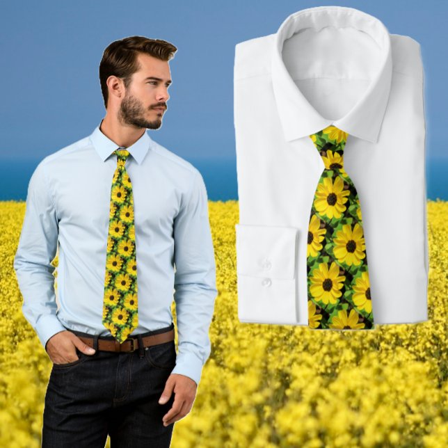 Gravata Black Eyed Susan - Floral Tie (Criador carregado)