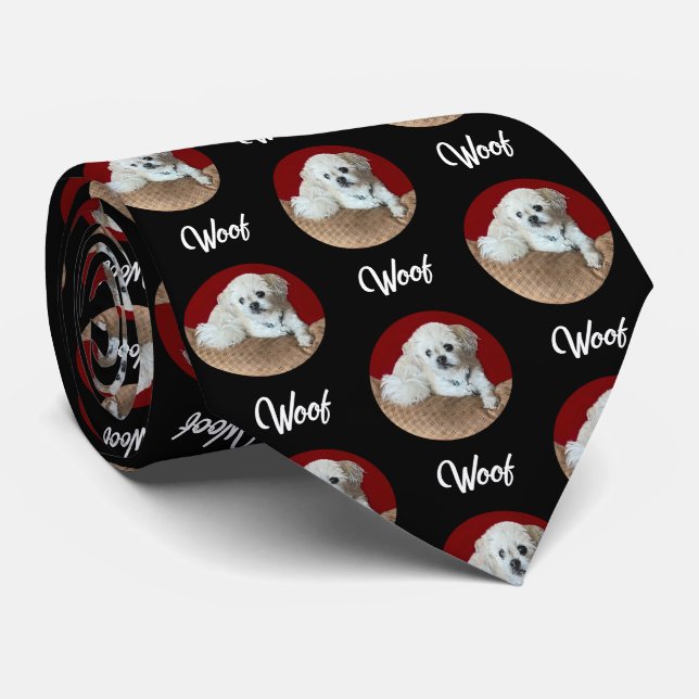 Gravata Black Tie Malshi Com Imagens Redondas (Rolled)