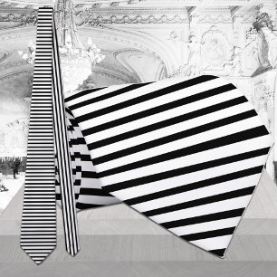 Gravata Black White Horizontal Strike Vertical Outro Lado