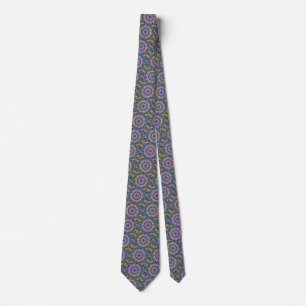 Gravata Blue Beast Running Honey Kaleidescope Tie
