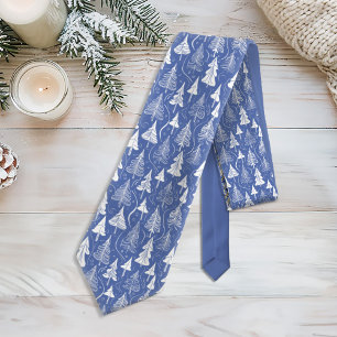 Gravata Blue Christmas Pattern#6 ID1009