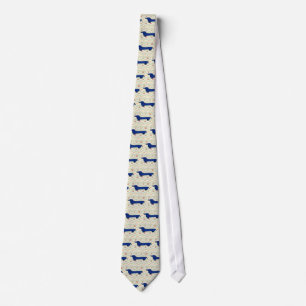 Gravata Blue Dachshund