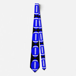 Gravata Blue Football Tie para jogadores ou treinadores de