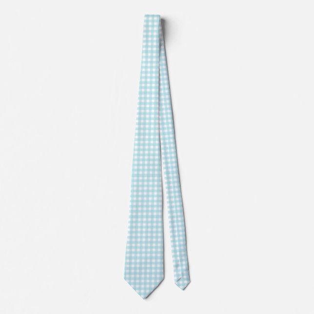 Gravata Blue Gingham (Frente)