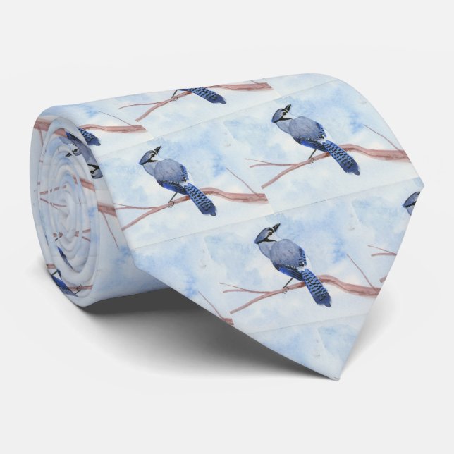 Gravata Blue Jay (Rolled)