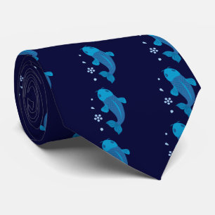 Gravata Blue Koi Fish