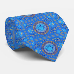 Gravata Blue Medusa