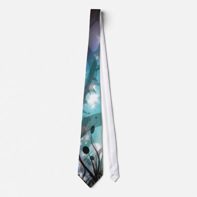 Gravata Blue Sky & Garden Art Tie (Frente)
