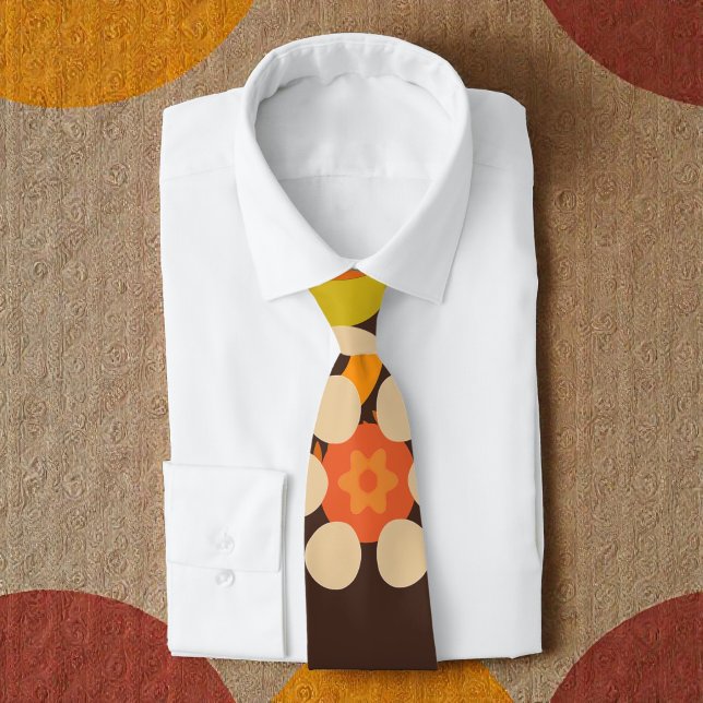 Gravata Boho 70s 60s Hippy Retro Tie (Criador carregado)