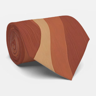 Gravata Boho Chic Earth Swirls Neck